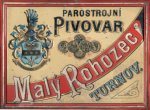 Etiquette vintage Rohozec